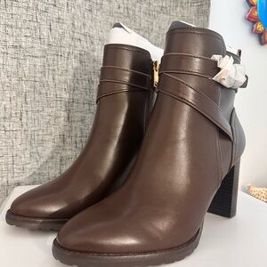 Giani Bernini ninja dark roast Ankle Boots 7.5 m